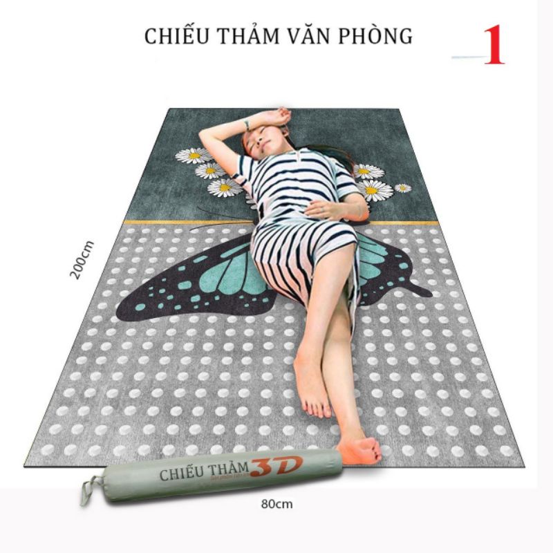 Chiếu thảm ngủ trưa văn phòng cá nhân - thảm du lịch