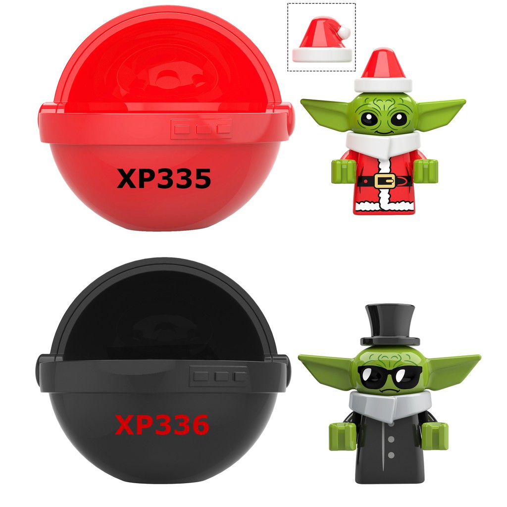 Minifigures Mẫu Nhân Vật Yoda Baby Trong Star Wars Phiên Bản Noel Mẫu Mới Ra Kèm Hộp Siêu Đẹp XP335 XP336