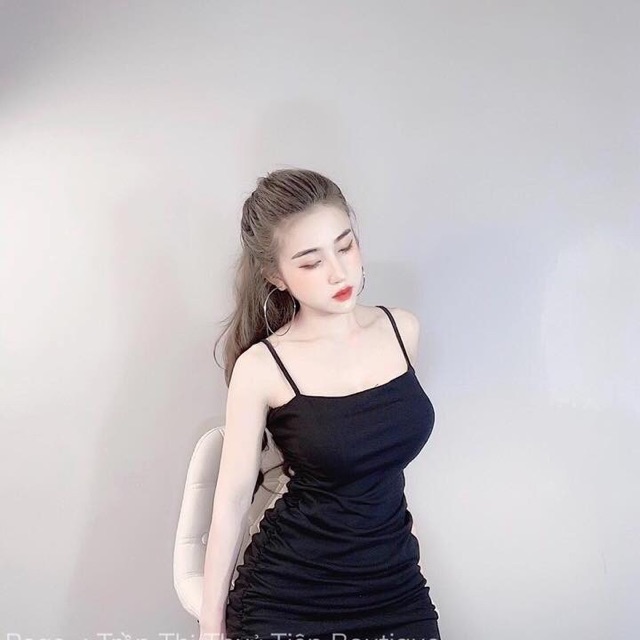 ĐẦM BODY HAI DÂY NHÚN SƯỜN KUTE | BigBuy360 - bigbuy360.vn