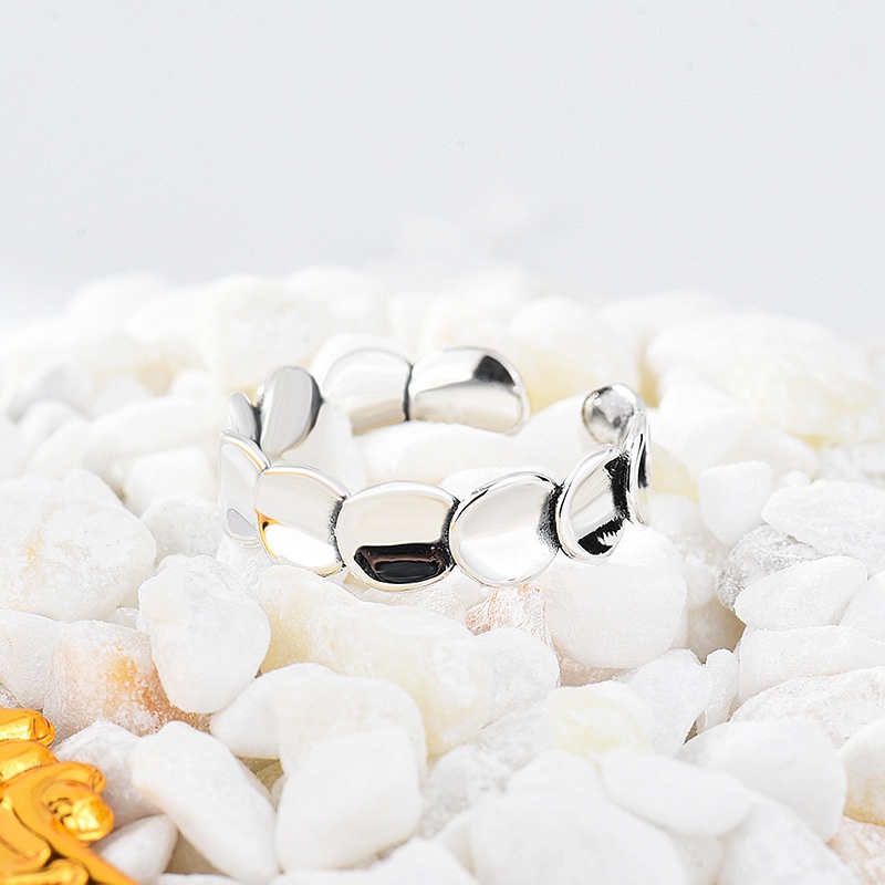 Nhẫn retro nam nữ đeo ngón trỏ cá tính điều chỉnh được size bạc ý s925 không gỉ - N2639 Bảo ngọc jewelry