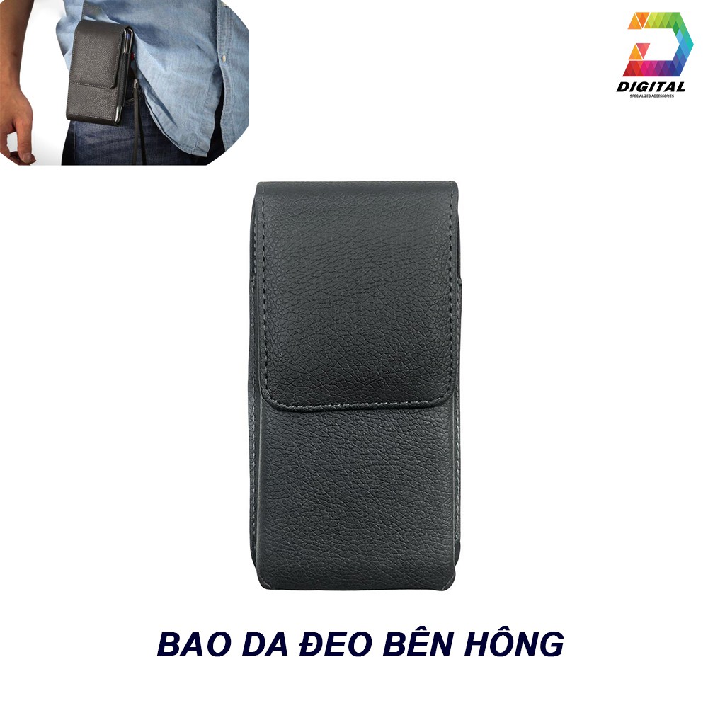 [Mã ELFLASH5 giảm 20K đơn 50K] Bao Da Điện Thoại Cao Cấp Gài Thắt Lưng