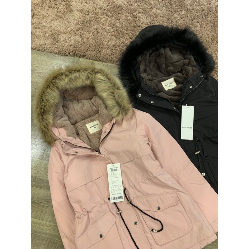 Áo parka lót lông