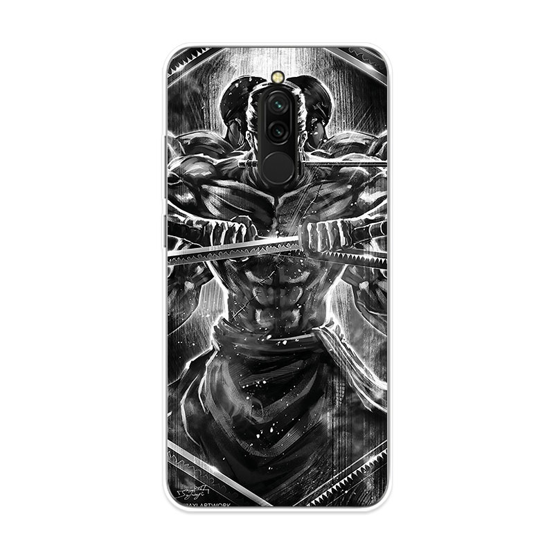 Xiaomi Redmi 8 8A Note 8 Pro Soft TPU Silicone Phone Case Cover One Piece Sauron