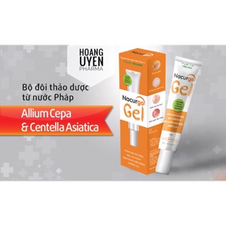 Nacurgo Gel Tube 20gr - giảm thâm mụn, ngừa mụn ẩn