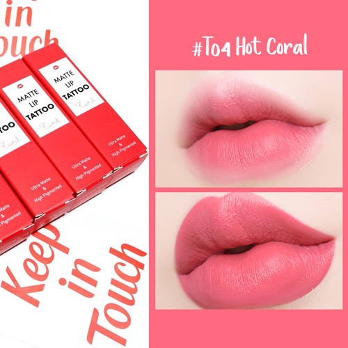 //LUXUBU// Son nước bền màu Keep In Touch Matte Lip Tattoo Tint / COCOLAND | BigBuy360 - bigbuy360.vn