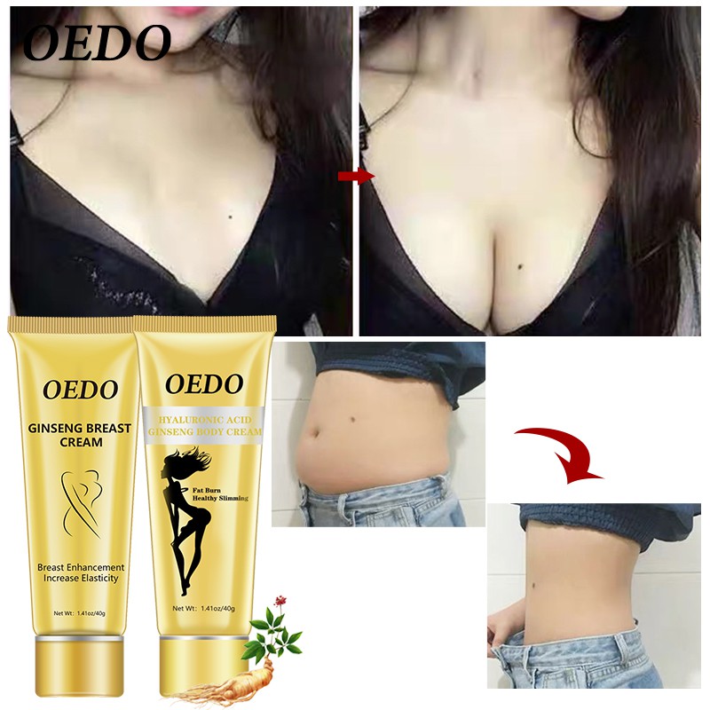 OEDO Bộ sản phẩm kem giảm béo Axit Hyaluronic và kem nở ngực nhân sâm tăng cường độ đàn hồi cho vòng 1 | BigBuy360 - bigbuy360.vn