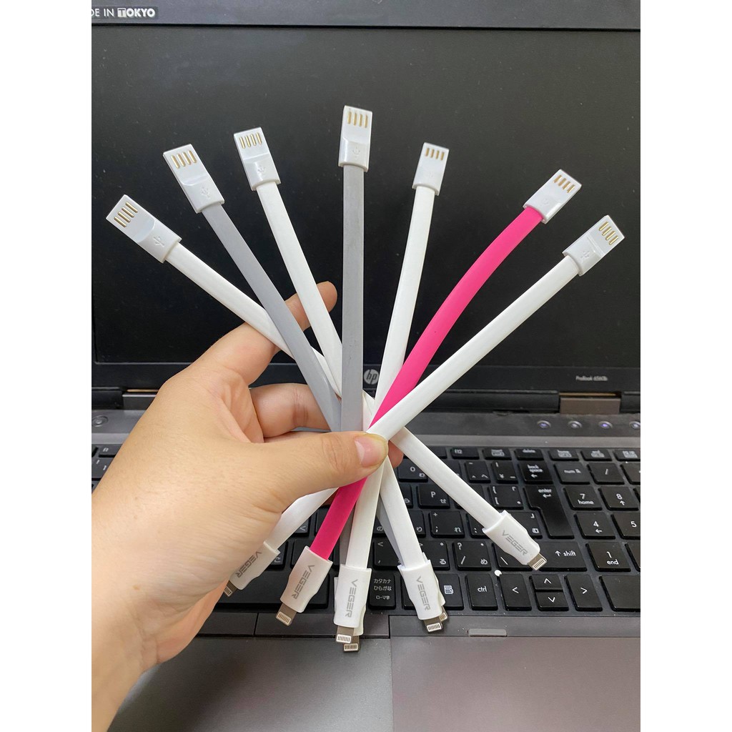 Dây cáp sạc 20cm sạc dự phòng cho IP