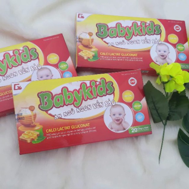 Babykids Ăn Ngủ Ngon Yến Sào 💖Chính Hãng💖 Yến Sào Baby kids Dành Cho Bé Yêu