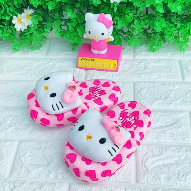 Dép bông trẻ em hello Kitty