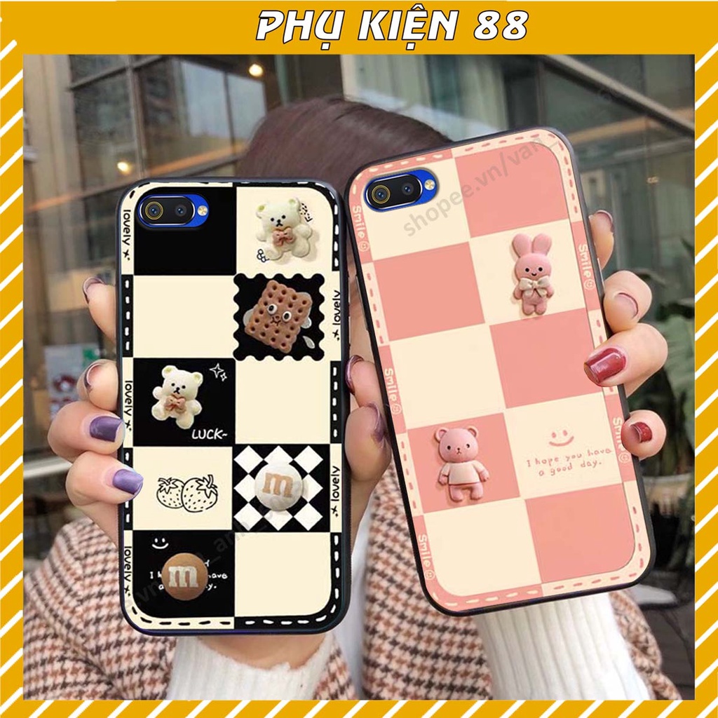 Ốp lưng Realme C1 / C2 hình gấu, kẹo dễ thương cute