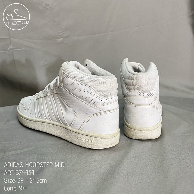 giày thể thao 2hand [ADIDAS HOOPSTER MID size 39]