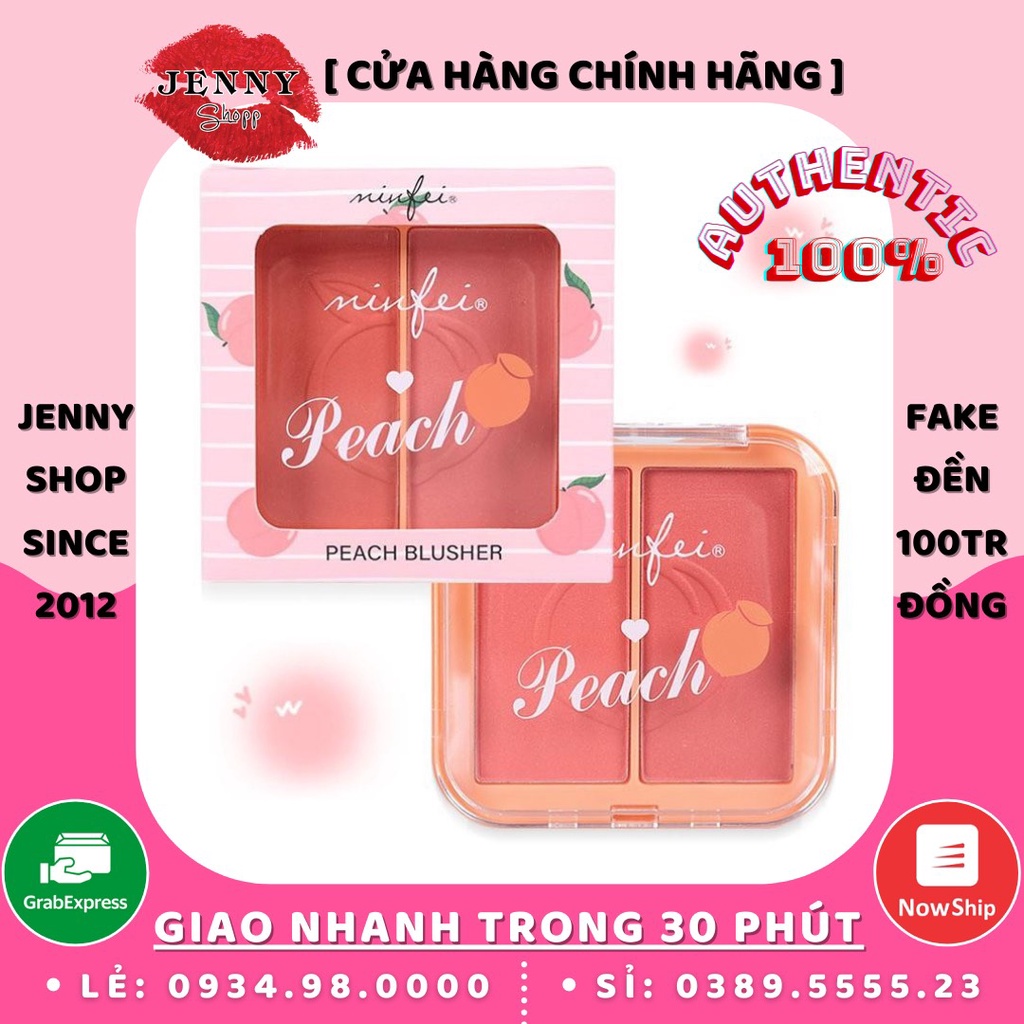 Phấn Má Hồng Ninfei Peach Blusher