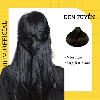 Thuốc Nhuộm Tóc Màu ĐEN TUYỀN Không Tẩy | Bum Hair