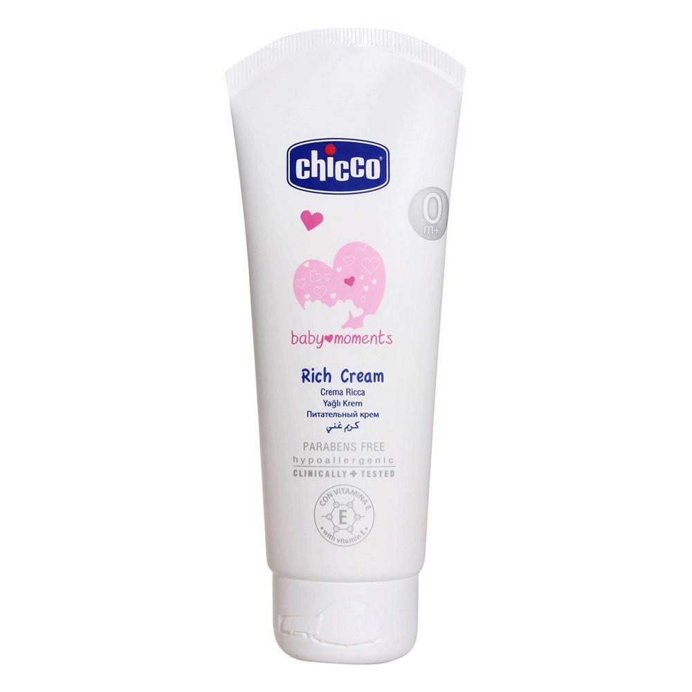 Kem dưỡng ẩm chứa Omega và vitamin E Chicco 100ml