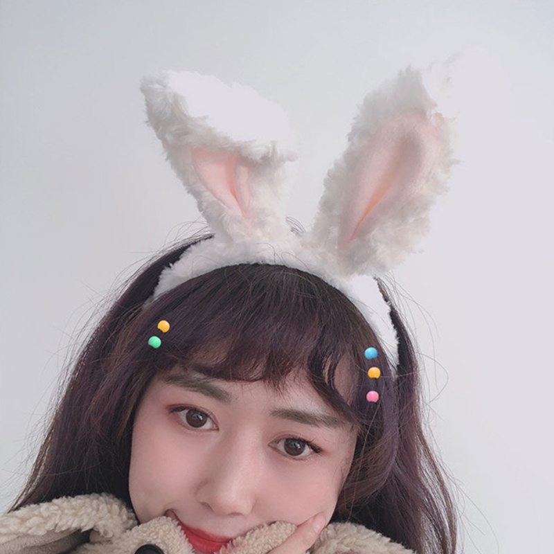 ✿ Băng Đô Tai Thỏ Lông Xù Đáng Yêu Dành Cho Bé