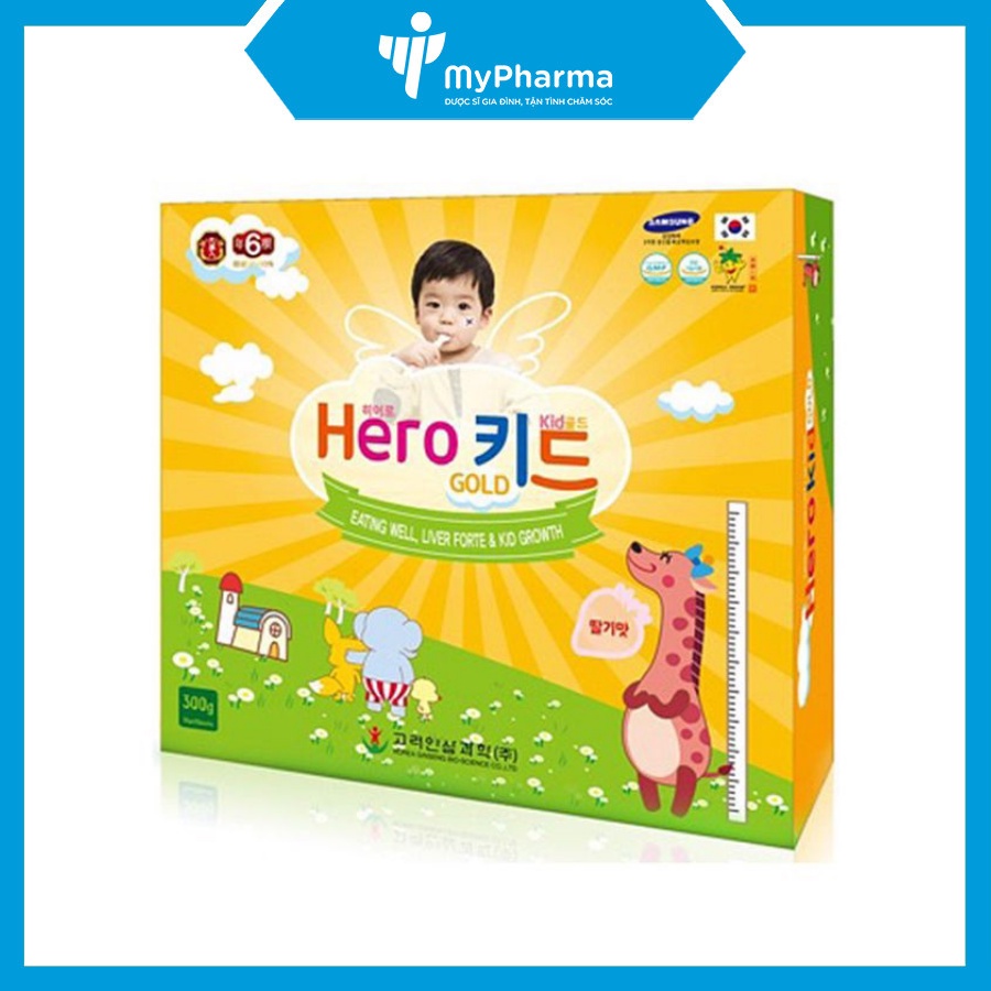 Hero Kid Gold Korea – Cải thiện biếng ăn, hỗ trợ phát triển chiều cao cho trẻ