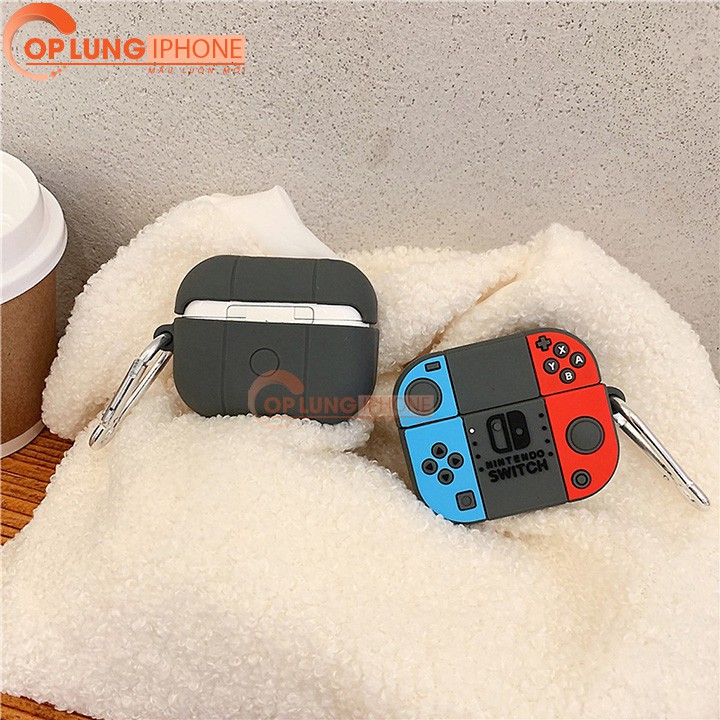 Case Airpods Game Switch, Vỏ bao Airpods 2, Pro silicon đựng tai nghe bluetooth , tai nghe không dây