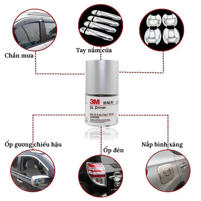 Keo Trợ Dính 3M 94 Primer, Dung Môi Tăng Độ Bám Dính Cho Lớp Keo 3M