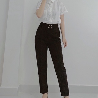 Quần tây baggy khuy bấm