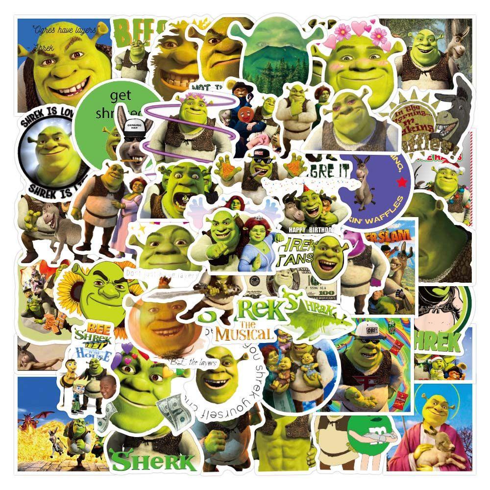 LLOYD Nhãn Dán Trang Trí Va Li / Laptop / Vali Họa Tiết Anime Shrek
