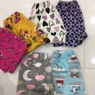 Quần thun cotton bé gái từ 6-18 kg