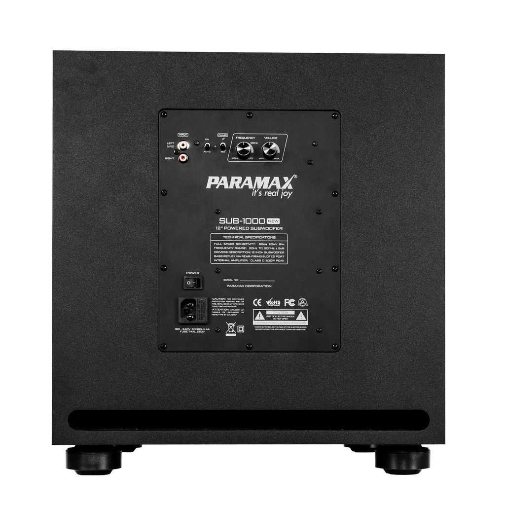 Loa Paramax SUB-1000 NEW (Sand Black)