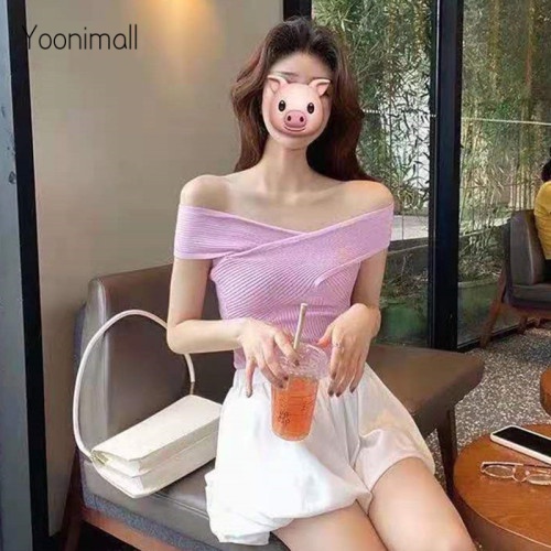 Áo thun dáng ôm kiểu đan chéo hở lưng thời trang dành cho nữ