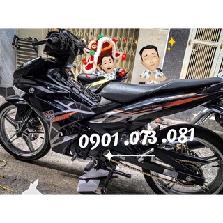 Tem y15zr xe đen cam
