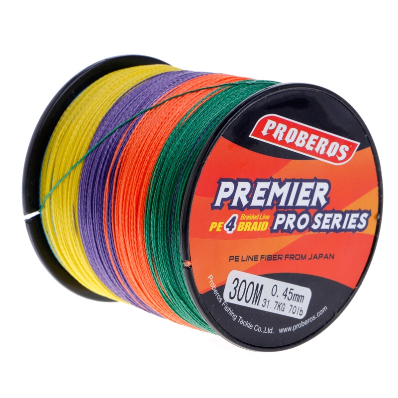 Cuộn Dây Câu Cá 4 Sợi PE Bện Siêu Chắc Dài 300M 6LB-100LB