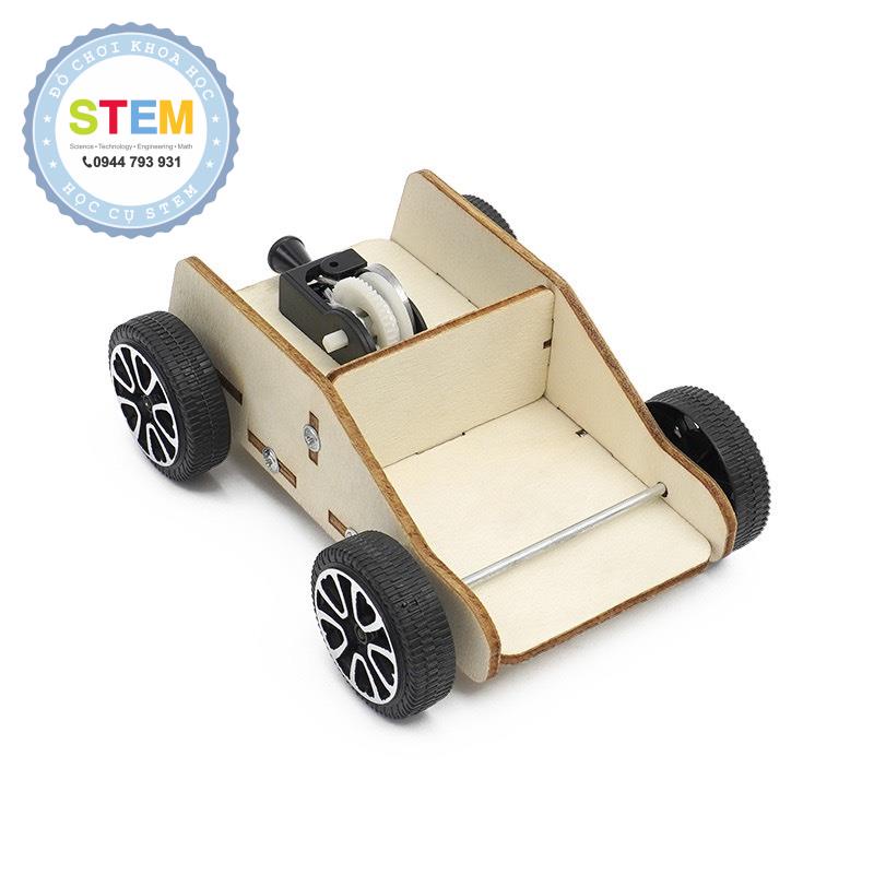 Xe chạy cót tự lắp ráp DIY| Đồ chơi STEM