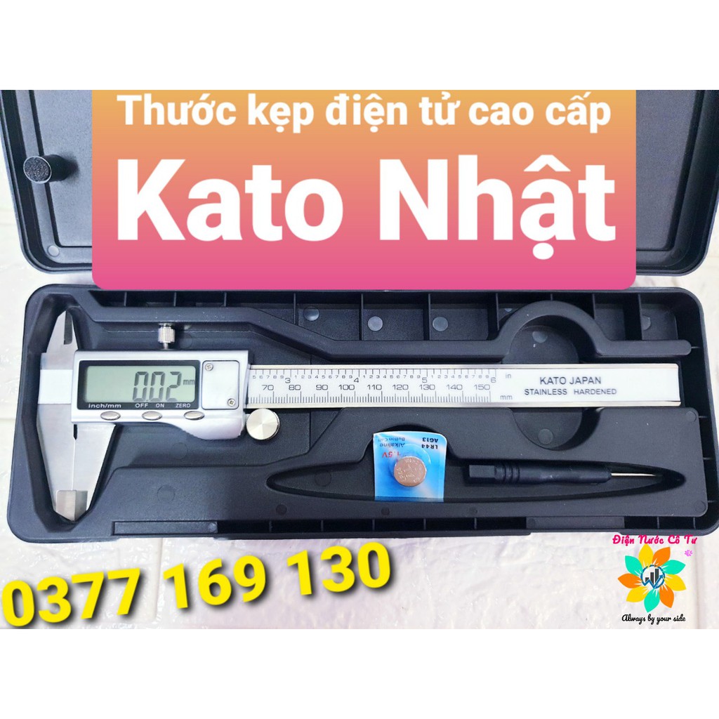 Thước Kẹp Điện Tử Cao Cấp KATO JAPAN thép CRV siêu bền độ chính xác cao