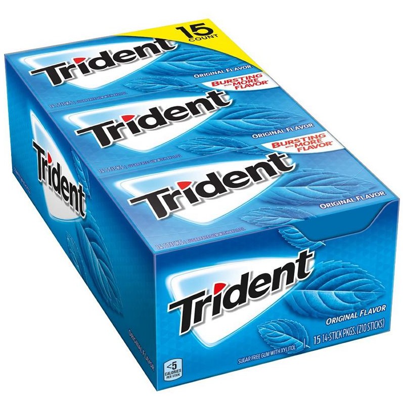 Lốc 12 thanh Kẹo gum Trident