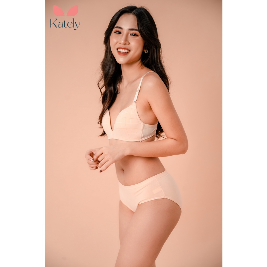 Áo lót nữ Kately họa tiết kẻ caro đặc biệt, mút vừa êm ái, áo ngực nữ tôn vòng 1 gợi cảm quyến rũ AL005 | BigBuy360 - bigbuy360.vn