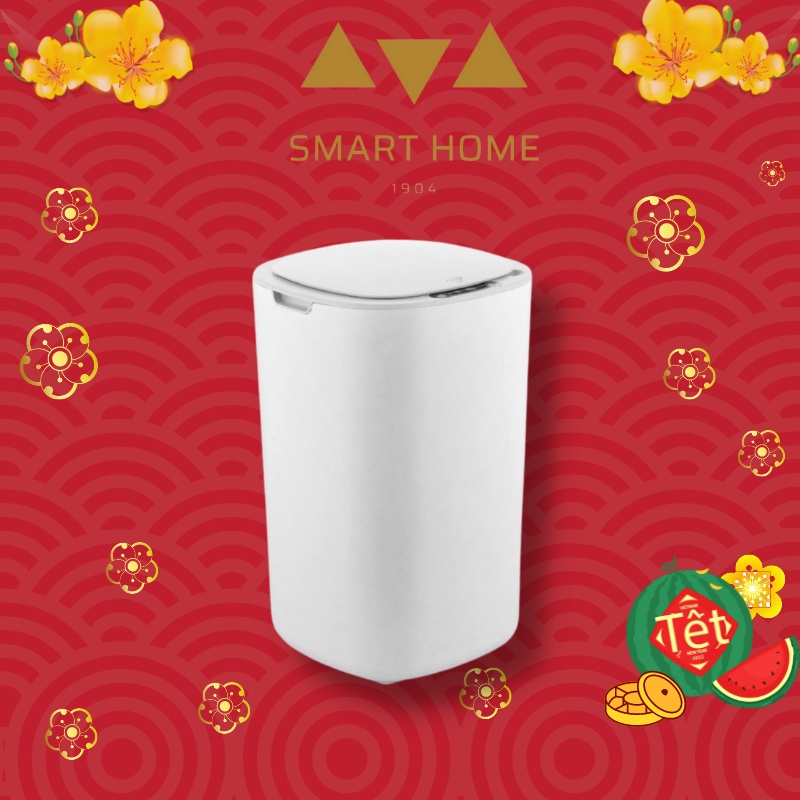 [CAO CẤP] Thùng Rác Cảm Ứng Thông Minh Tự Động Đóng Mở Siêu Nhạy Kèm Pin Thể Tích 12L Smart Home 1904