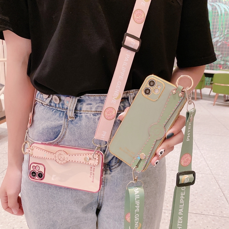 Ốp Lưng Họa Tiết Đồng Hồ Kèm Dây Đeo Tay Cho Oppo Reno 5z 5pro 4z 4 3 2f A12 A12E A7 A5S A3S | BigBuy360 - bigbuy360.vn