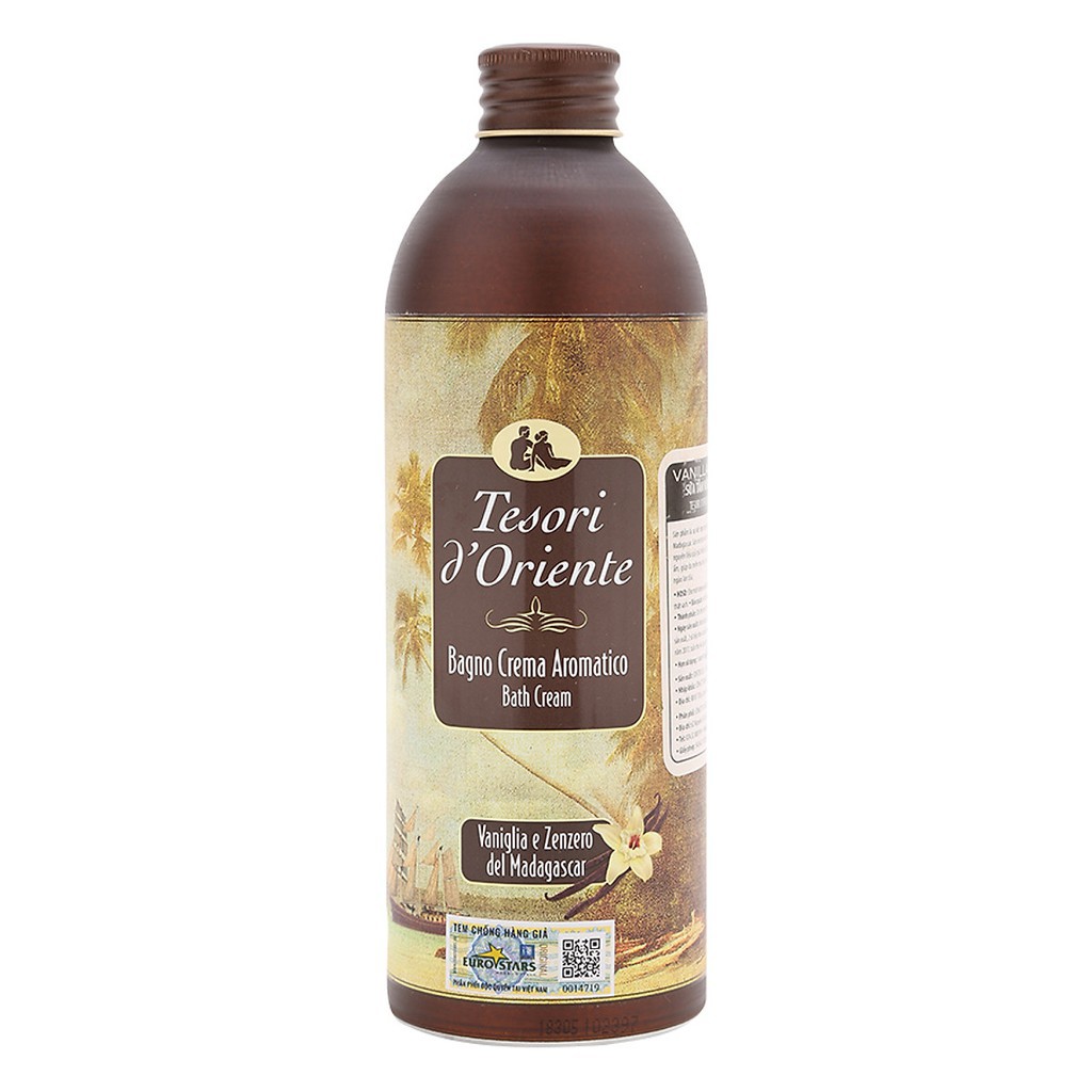 Sữa tắm hương nước hoa tinh dầu macca Tesori DOriente Aromatics Shower 500ml