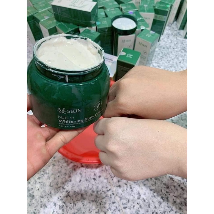 Kem body tinh thể diệp lục MQ Skin Mẫu Mới - Kem body diệp lục MQSkin chính hãng