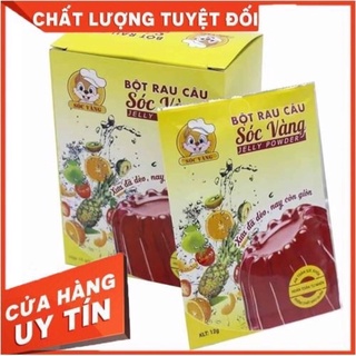 (Mã NSF02P125 giảm 25K) Bột Rau Câu Sóc Vàng (hạt agar)