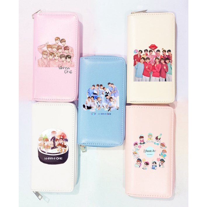 Ví wanna one twice exo VBI16 ví dáng dài bóp hoạt hình cute dễ thương
