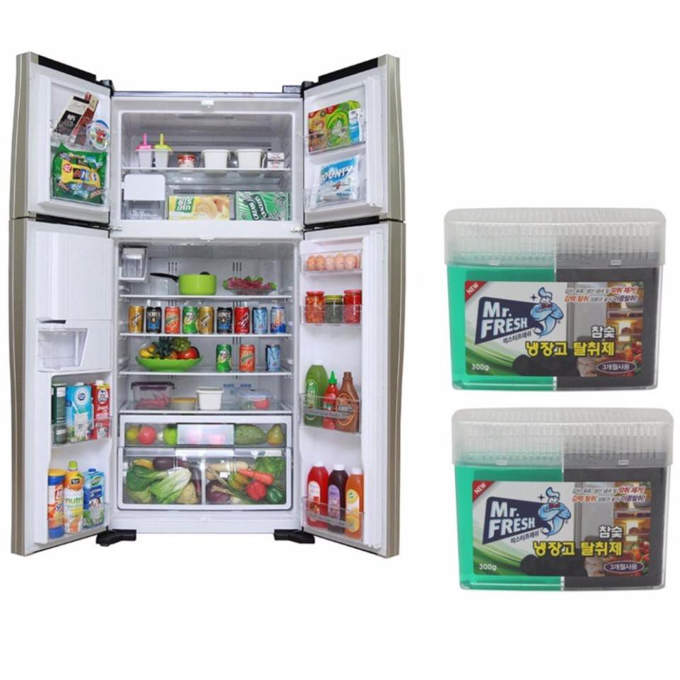 Gel khử khuẩn khử mùi tủ lạnh than hoạt tính Mr Fresh - Korea 300g (Nhập khẩu và phân phối bởi Hando)
