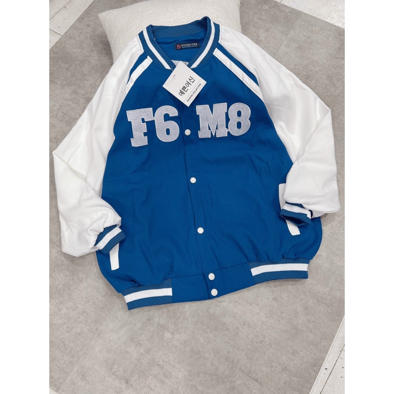 ÁO KHOÁC BOMBER NAM NỮ CHẤT LIỆU DA LỘN CAO CẤP THÊU HỌA TIẾT F6 M8 PHONG CÁCH CÁ TÍNH ĐẸP VALENTINA SHOP