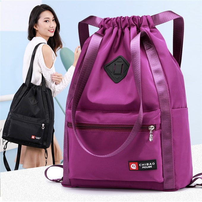 Balo Dây Rút Một Bên Vai Sức Chứa Lớn Chống Thấm Nước Cho Nữ