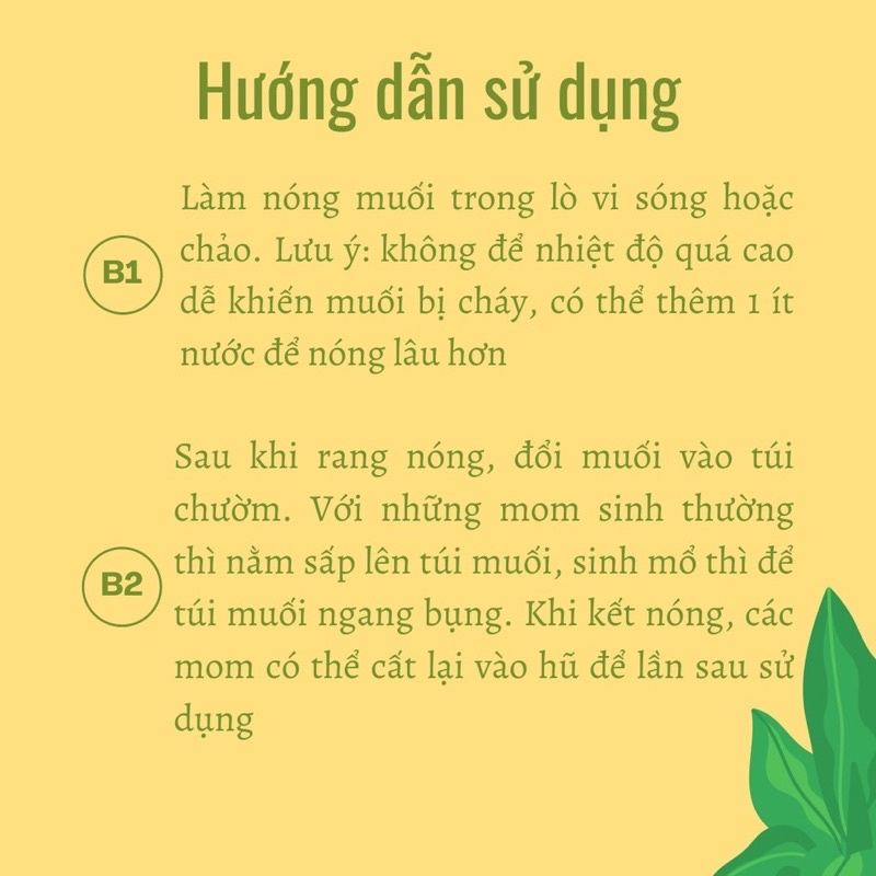 [Combo] Đai + muối chườm bụng thảo dược handmade