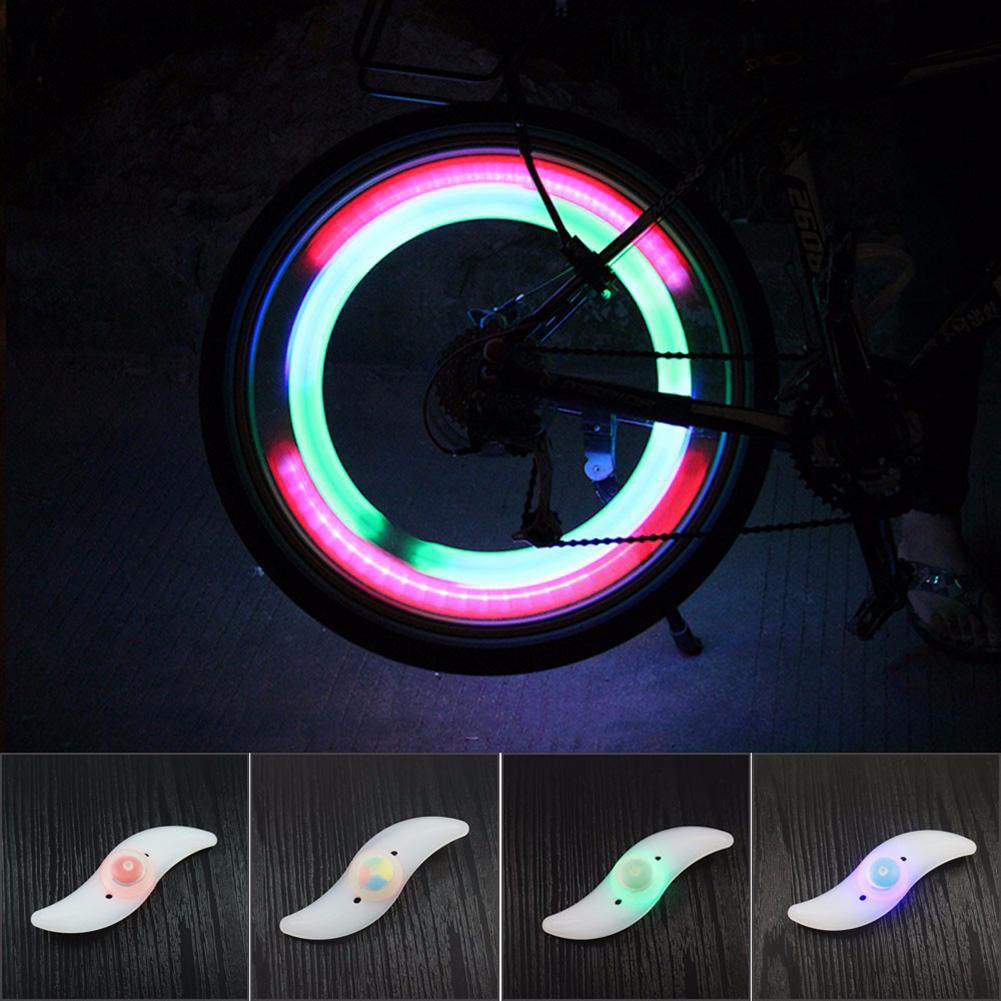 Willow Shape LED Bicycle Wheel Spoke Light Waterproof Bike Cycling Lamp