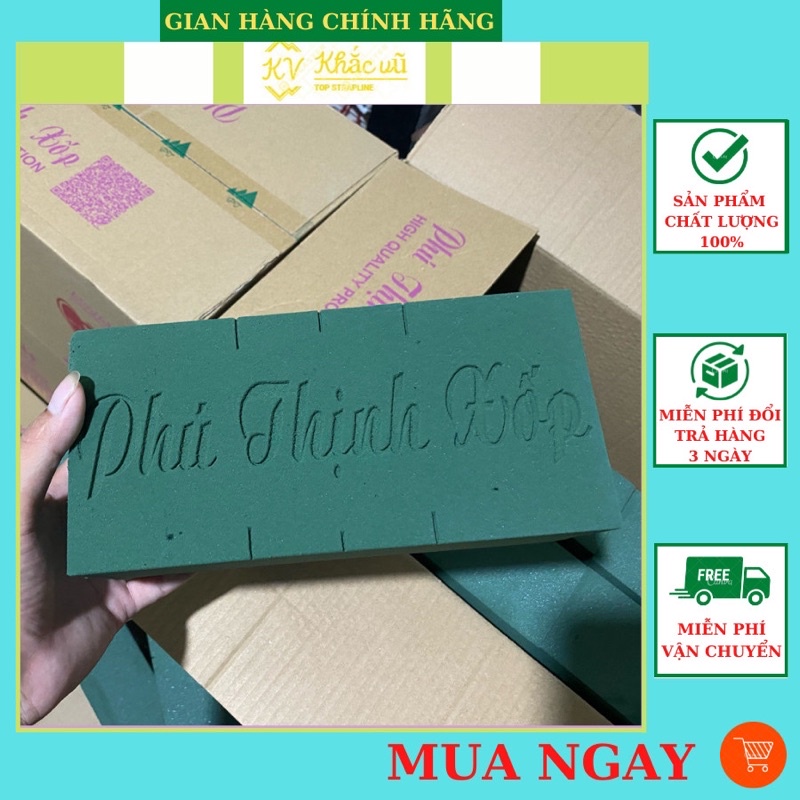 Xốp cắm hoa tươi, hoa sáp - Thùng 20 viên