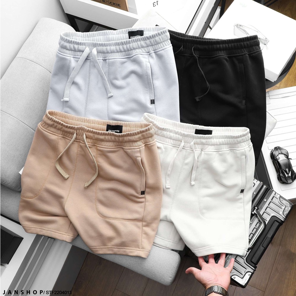 Quần Short Lưng Thun Dáng Ngắn Chất Thun Dày Dặn, Mềm Mịn, Trơn Phẳng, Co Giãn Tốt Mang Lại Cho Bạn Cảm Giác Thoải Mái,