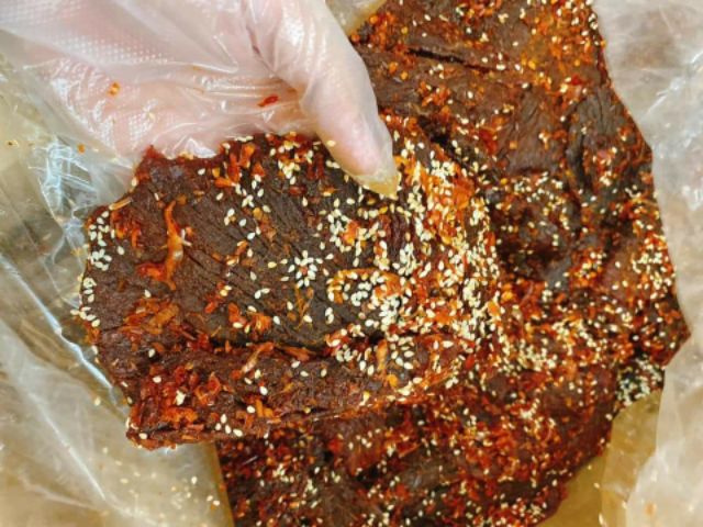 Khô bò đen tẩm mật ong