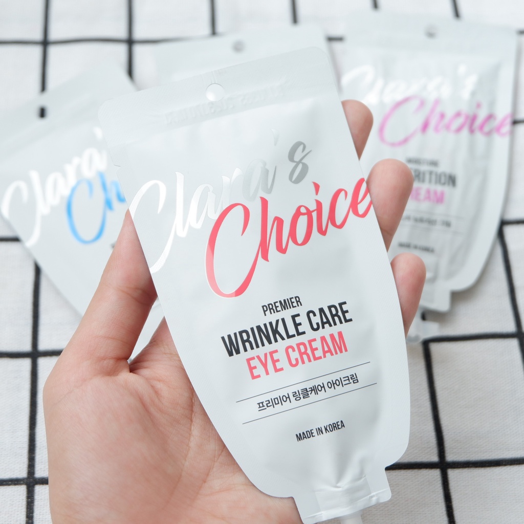 Kem Dưỡng Mắt Veraclara Clara’s Choice mờ nếp nhăn, giảm thâm gói 25g NPP Shoptido | WebRaoVat - webraovat.net.vn