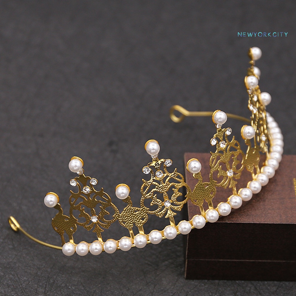 Que Cắm Trang Trí Bánh Kem Hình Vương Miện Bằng Kim Loại Mini