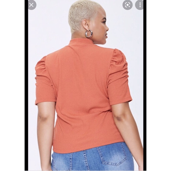 Combo Áo len tay phồng cổ cao plus size A565